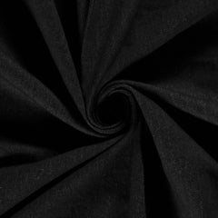 Jeans vorgewaschen Uni Schwarz