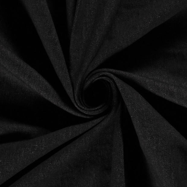 Denim fabric Unicolour Black