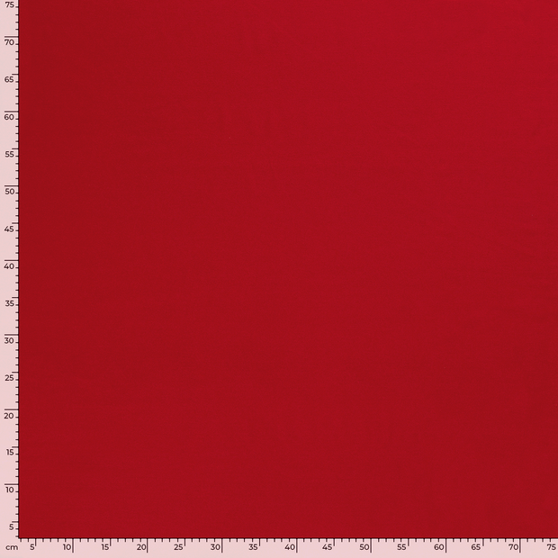 Milano tissu Unicolore Rouge