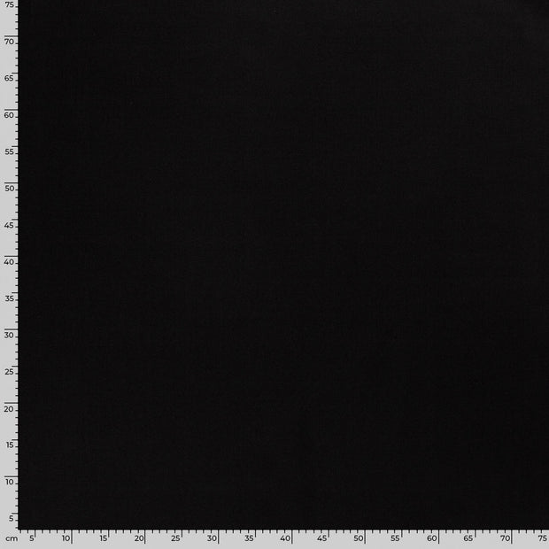 Canvas fabric Unicolour Black