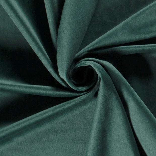 Velvet fabric Unicolour Green