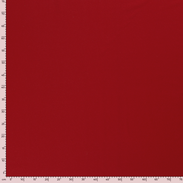 Algodón Jerséis tela Unicolor Rojo