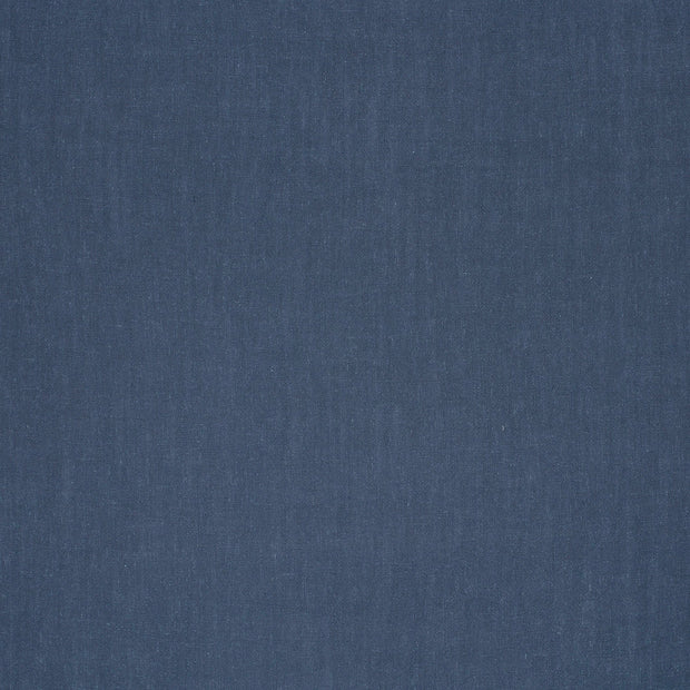 Woven Viscose Linen fabric Steel Blue matte 