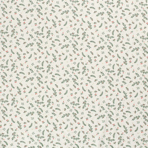 Cotton Poplin fabric Off White 