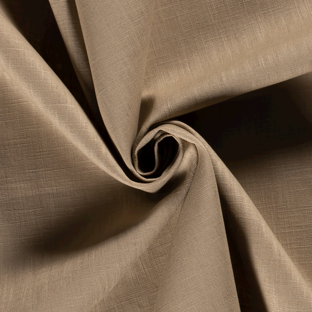 Ramie Linen fabric Unicolour Camel