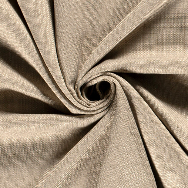 Linen Look fabric Unicolour Light Grey