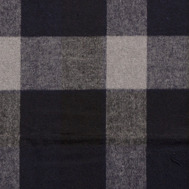 Jacquard fabric Checks Black