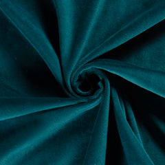 Nicky velours Unicolour Petrol