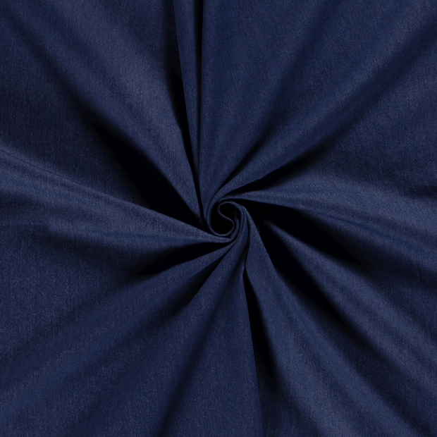 Denim Stretch tissu Indigo Pré-lavé 