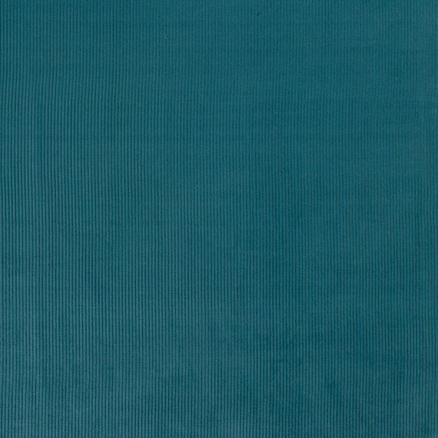 Velours Côtelé 4.5w tissu Bleu Canard mat 