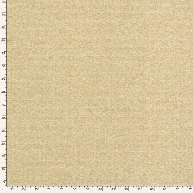 Rib Jersey fabric Melange Olive Green