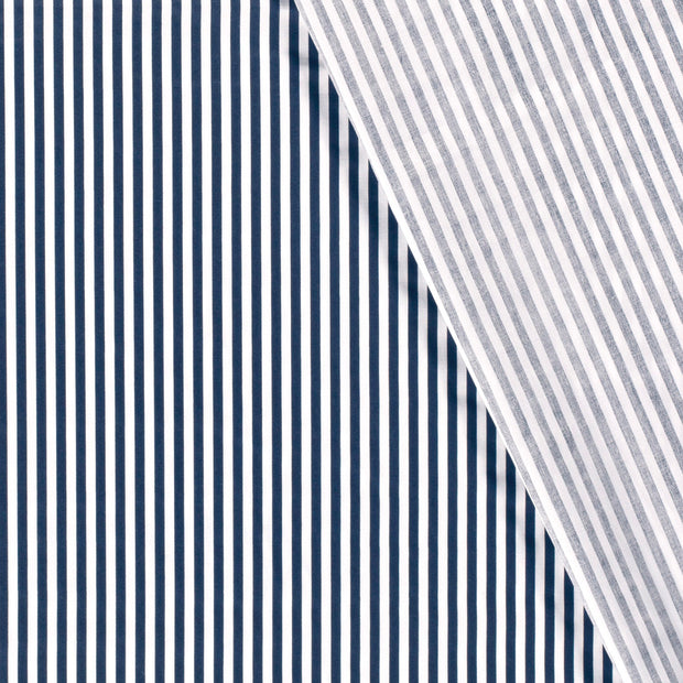 Cotton Poplin fabric Stripes printed 