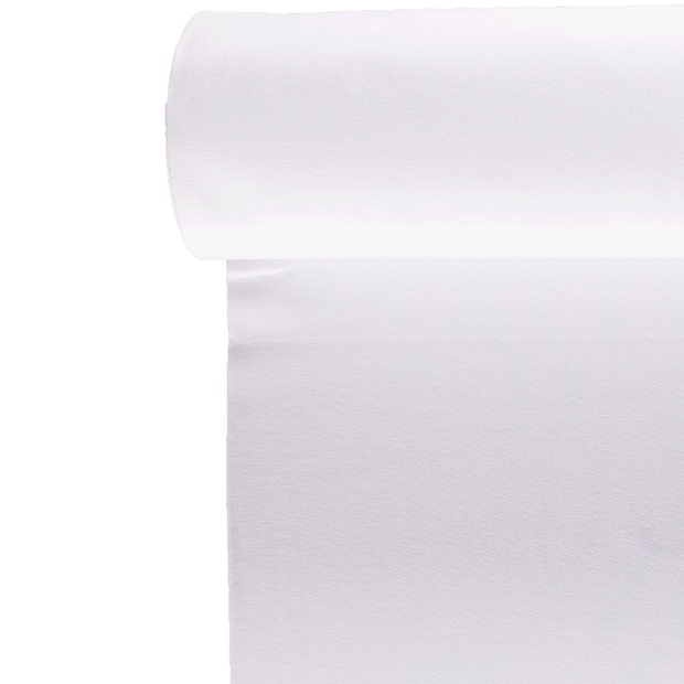 Cuff fabric Unicolour White