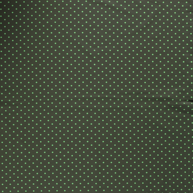 Algodón Jerséis tela Verde oscuro suave 