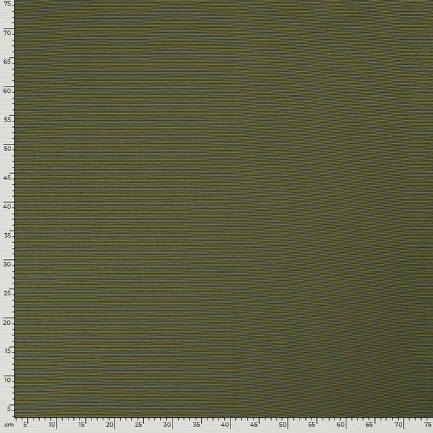 Ottoman jersey tissu Unicolore Vert Forêt