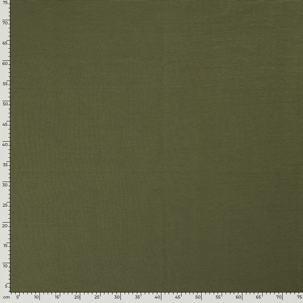 Ottoman jersey fabric Unicolour Forest Green