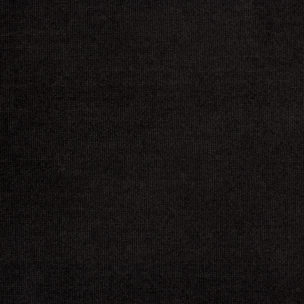Heavy Knit fabric Black soft 