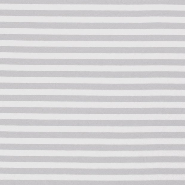 Cotton Jersey Yarn Dyed fabric Stripes Light Grey