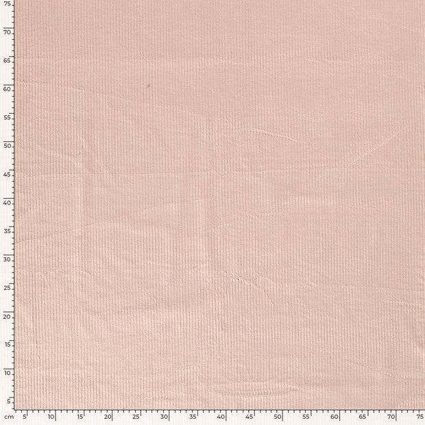 Jumbo Corduroy Stretch 6w tela Unicolor Rosa antiguo