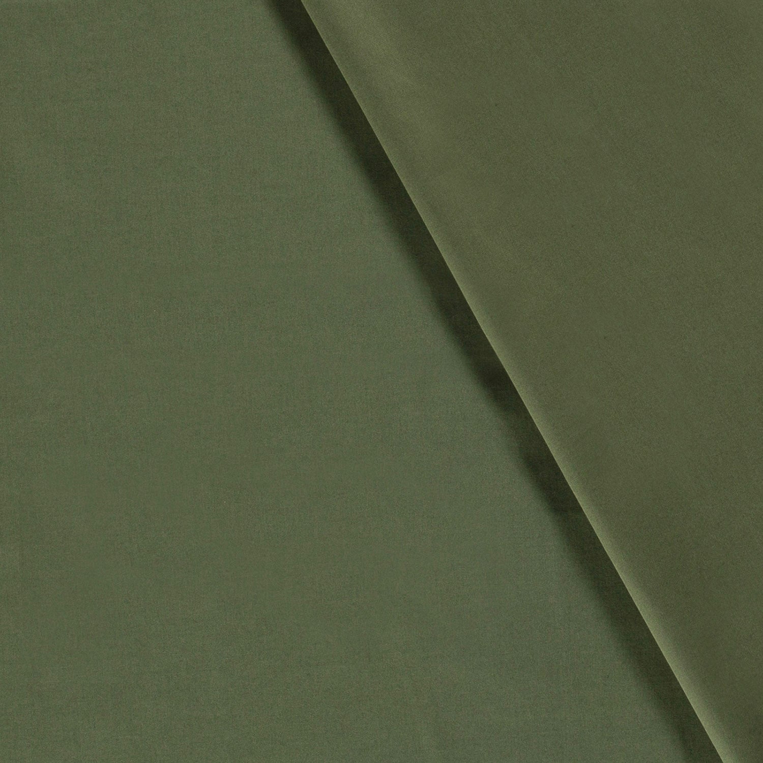Cotton Poplin fabric Unicolour Khaki Green | Wholesale fabrics