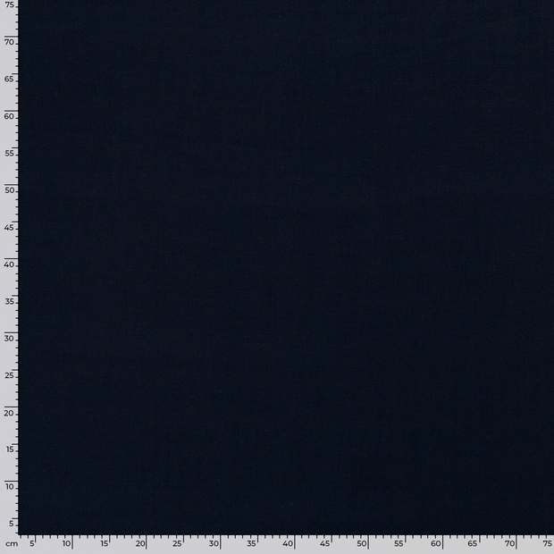 Woven Viscose Linen fabric Unicolour Navy