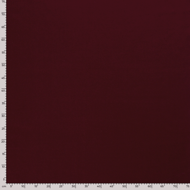 Jogging fabric Unicolour Bordeaux