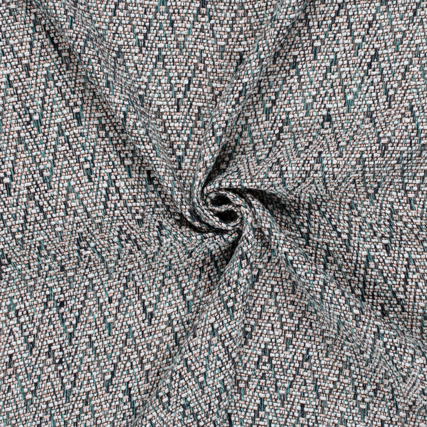 Jacquard tela Azul marino 