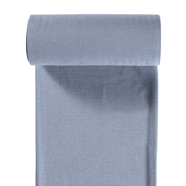 Bord Cote Fil Teint tissu Indigo 