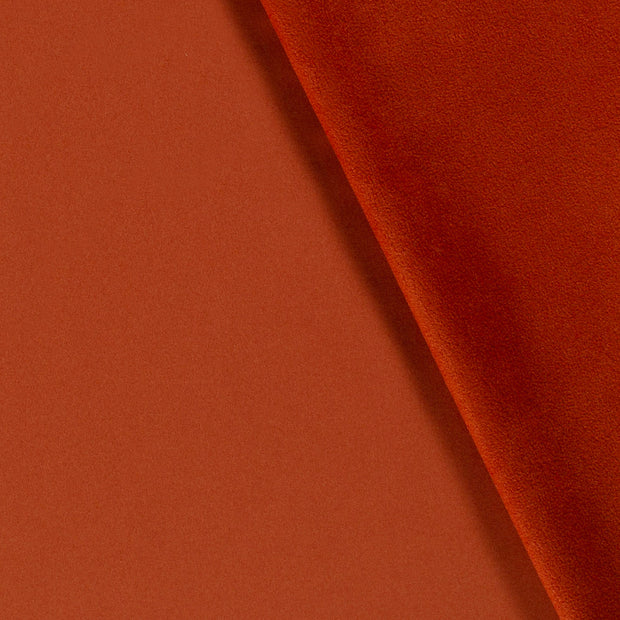 Softshell tissu Unicolore Brique