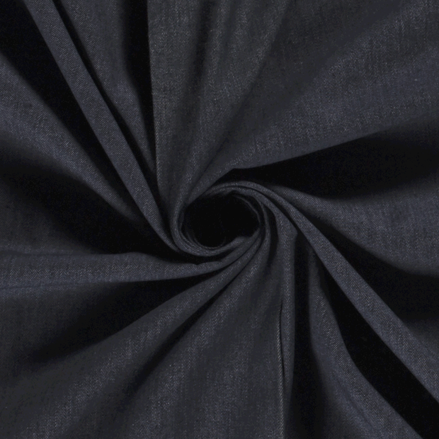 Denim fabric Unicolour Navy