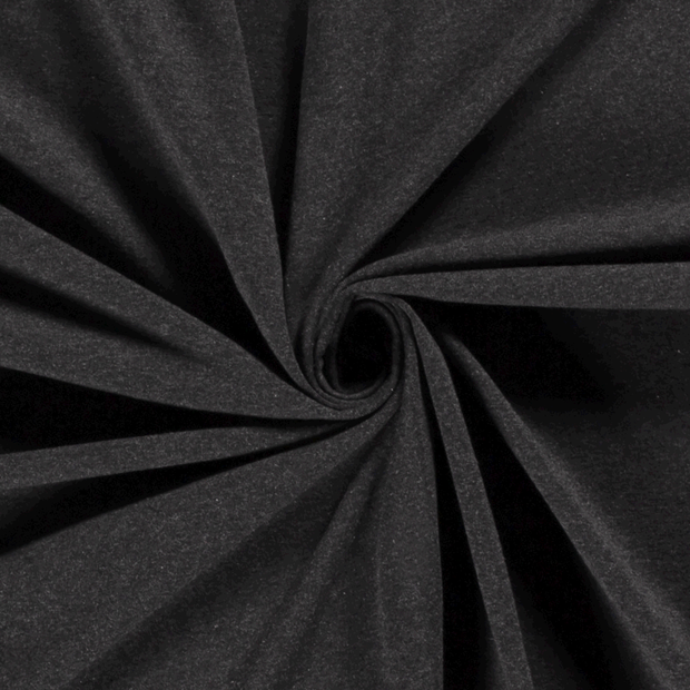 Cotton Jersey fabric Unicolour Dark Grey
