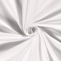 Jersey de Coton Unicolore Blanc optique