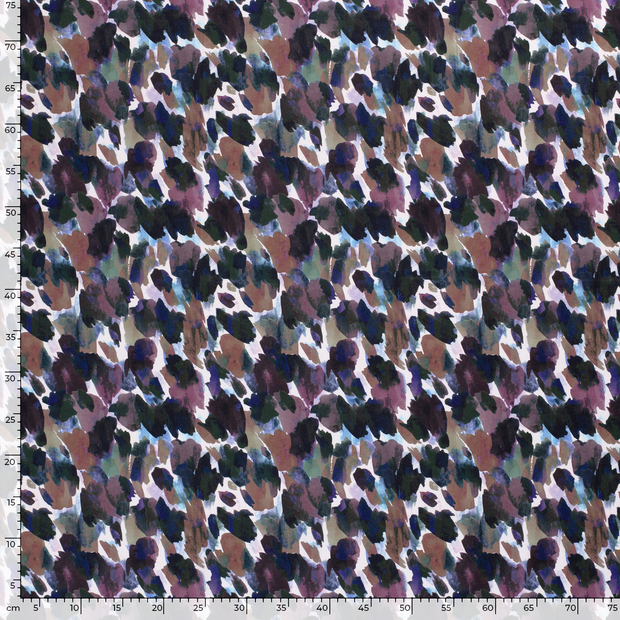 Sportswear Jersey stof Luipaarden Zwart