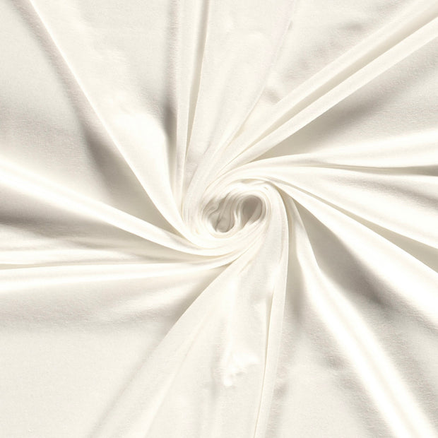 Viscose Jersey fabric Unicolour Off White