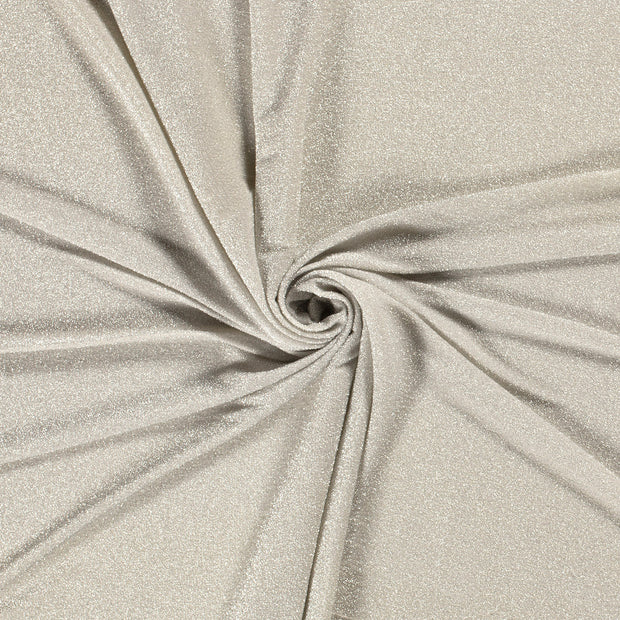Polyamide Jersey fabric Light Grey Lurex 