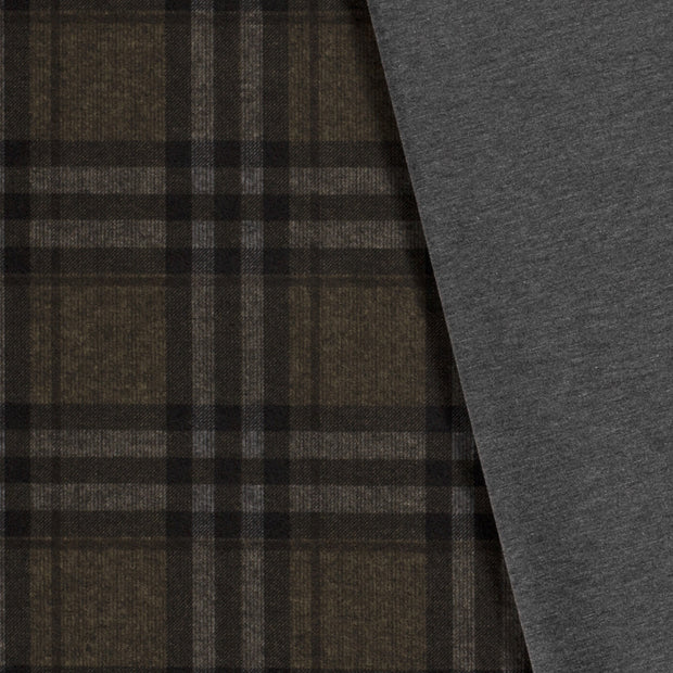 Punta di Roma fabric Checks Camel