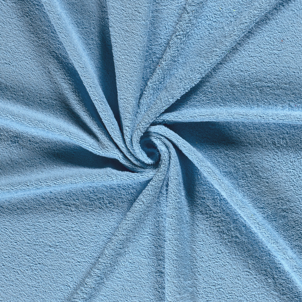 Terry Towelling fabric Baby Blue 