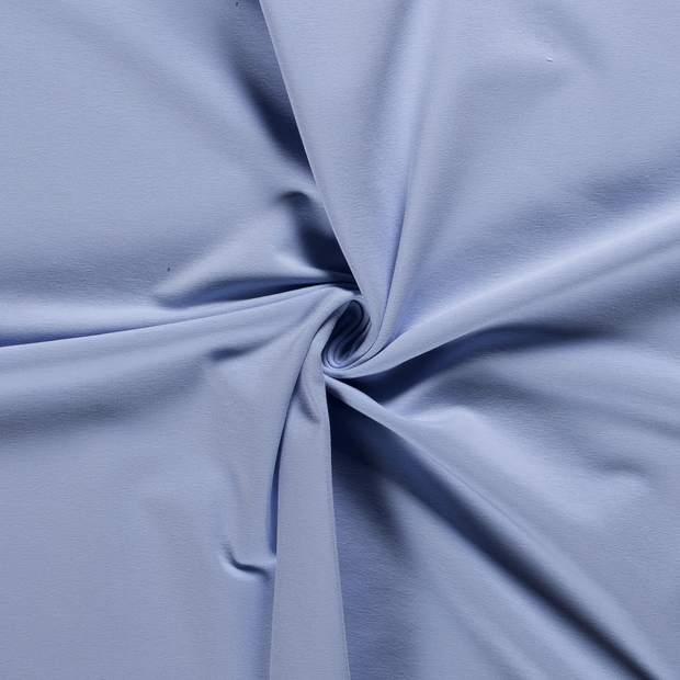 French Terry fabric Unicolour Sky Blue