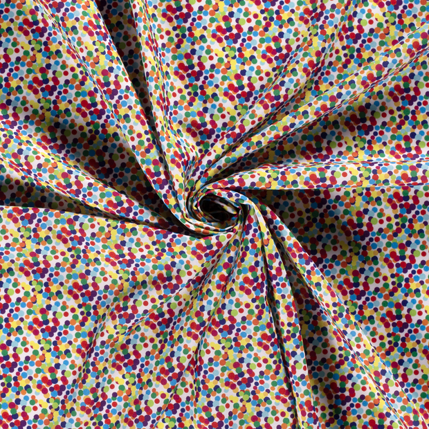 Power Stretch fabric White digital printed 
