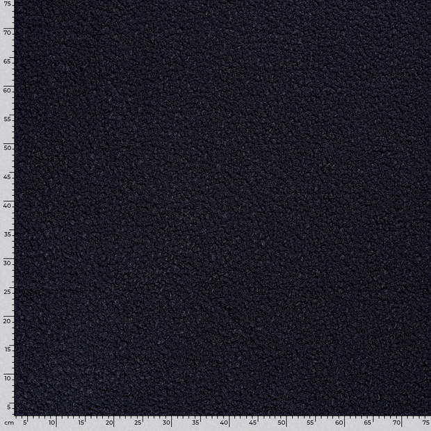 Bouclé fabric Unicolour Navy