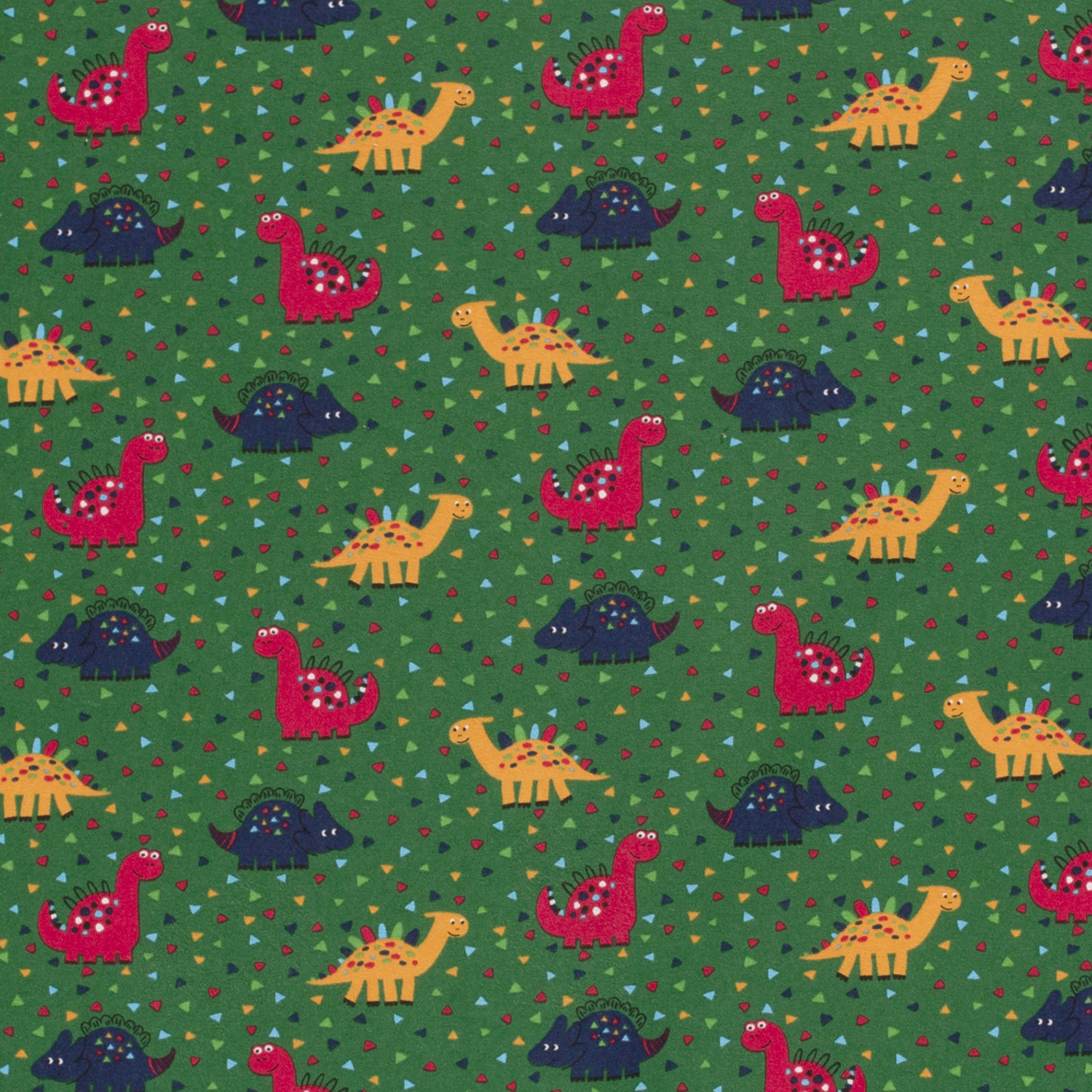 Cotton Jersey fabric Dinosaurs Green Wholesale fabrics Nooteboom Textiles