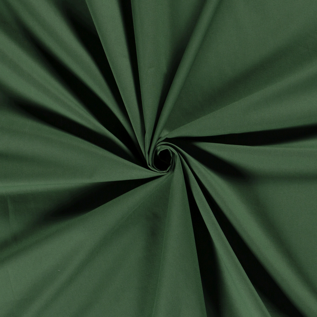 Cotton Poplin fabric Forest Green 