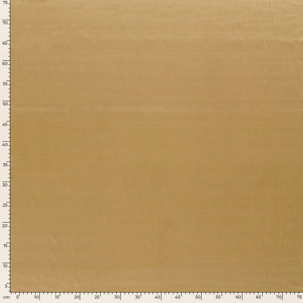 Satin Stretch fabric Unicolour Camel