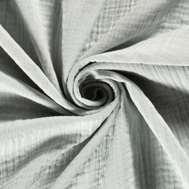 Muslin Triple Layer fabric Unicolour Mint