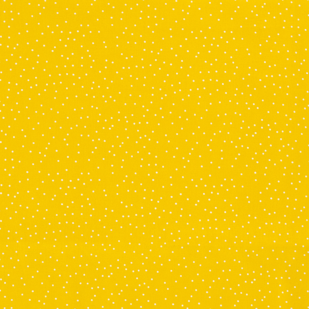 Cotton Poplin fabric Abstract Yellow