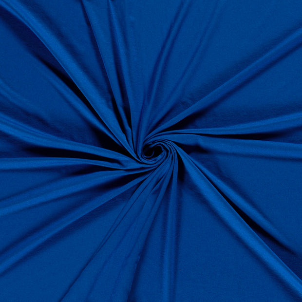 Jersey de Viscose tissu Cobalt 