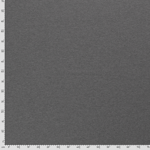 French Terry tissu Melange Gris