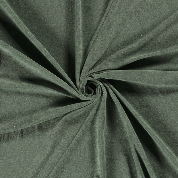 Stretch terry fabric Dark Mint 
