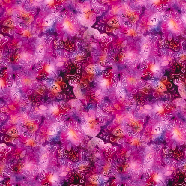 Jogging fabric Tie Dye Pink