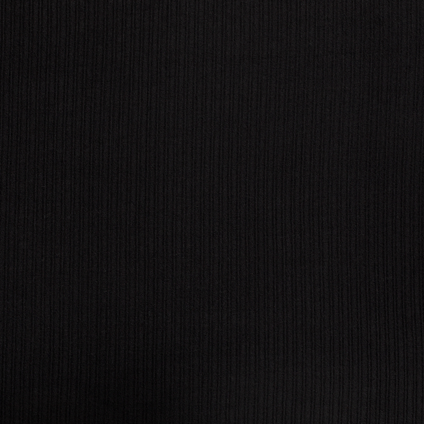 Heavy Knit fabric Black matte 